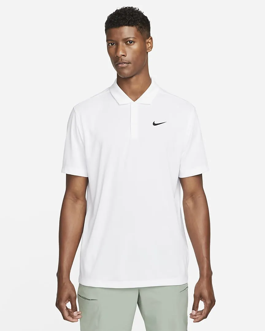 Nike Mens Dri-FIT Tennis Polo White
