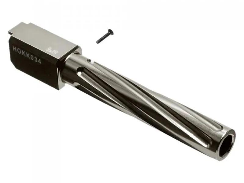 Nine Ball Non-Recoiling Fixed Twist Outer Barrel For Marui G17 Gen4. (See Colors)
