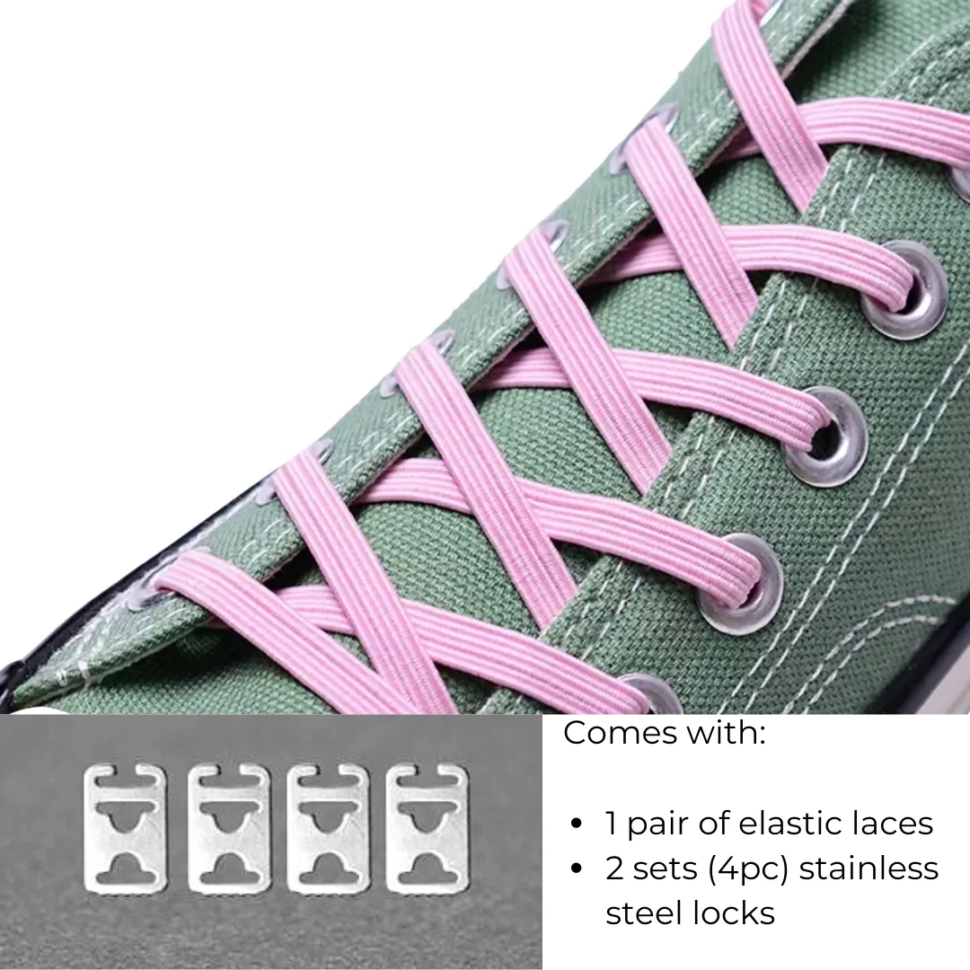 No Tie Elastic Shoelaces