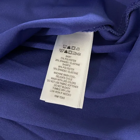 NWT Tommy Bahama Golf Tennis Pickle Ball Skort in Royal Blue Sz S Small
