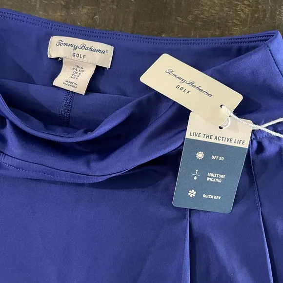 NWT Tommy Bahama Golf Tennis Pickle Ball Skort in Royal Blue Sz S Small