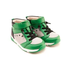 Old Soles Squad Mesh &amp; Leather High-Top Sneaker, Green