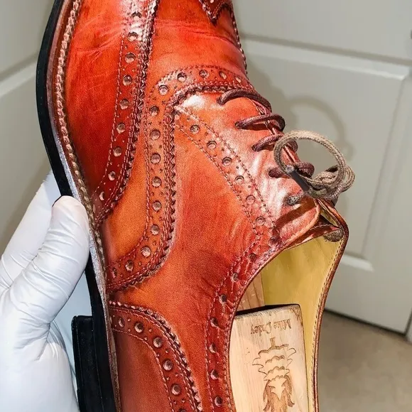 Oliver Francois Ausoni Wingtip Leather Oxfords.