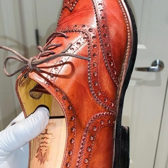 Oliver Francois Ausoni Wingtip Leather Oxfords.