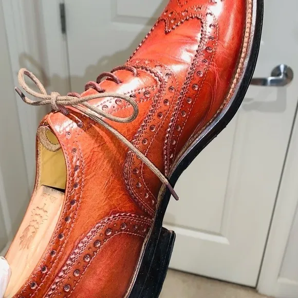 Oliver Francois Ausoni Wingtip Leather Oxfords.