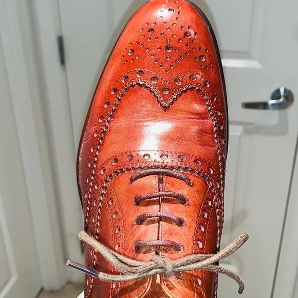 Oliver Francois Ausoni Wingtip Leather Oxfords.
