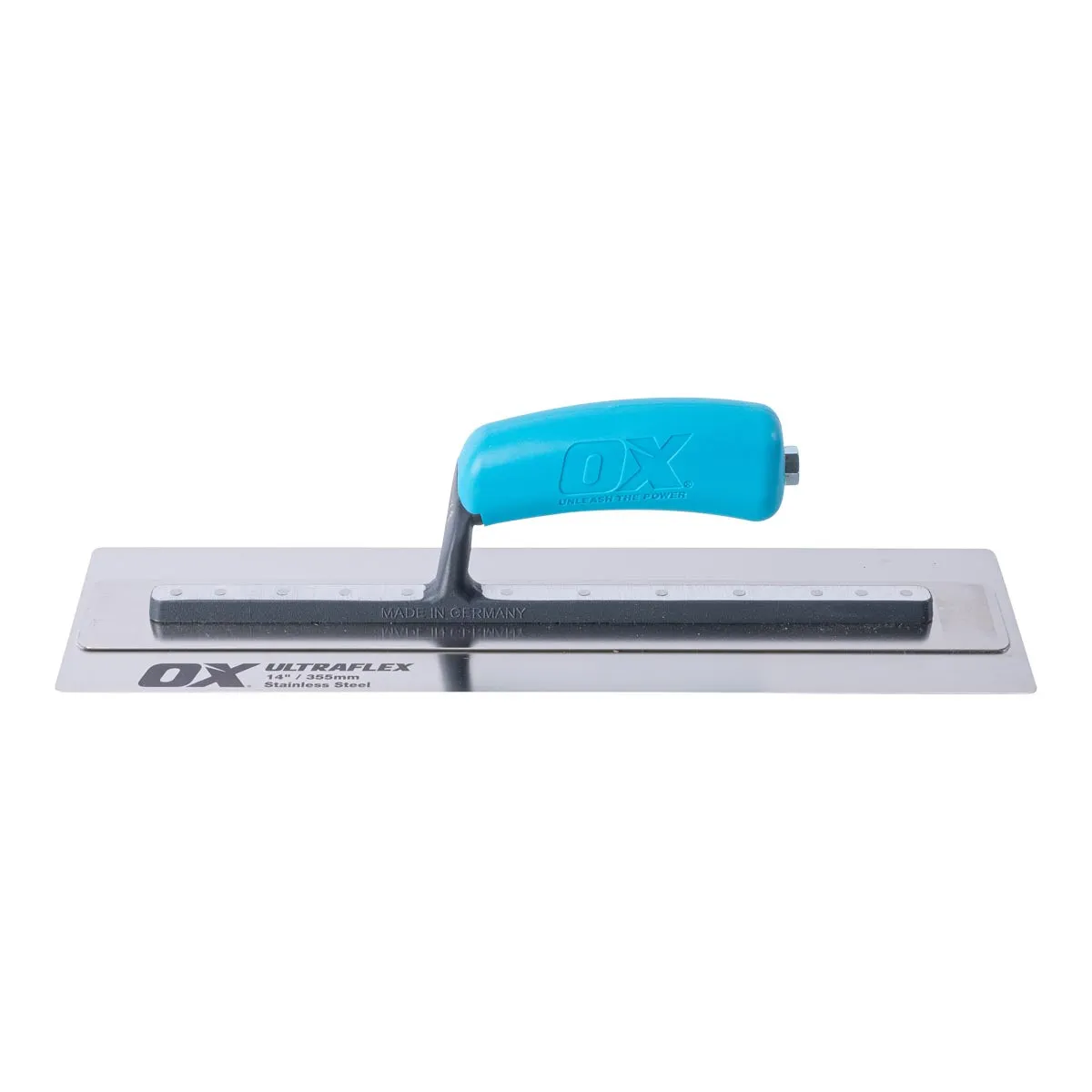 OX Pro 14" Ultra Flex Finishing Trowel - Stainless Steel