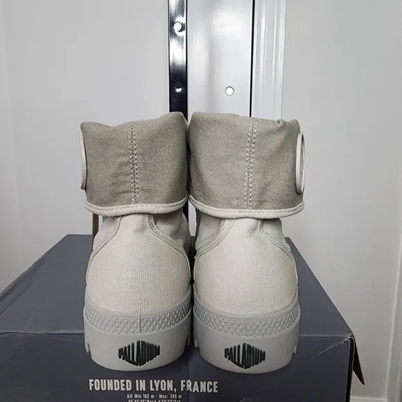 Palladium Baggy Boots Men's Size 10.5 Or Women's 12 Vapor/metal New in Box