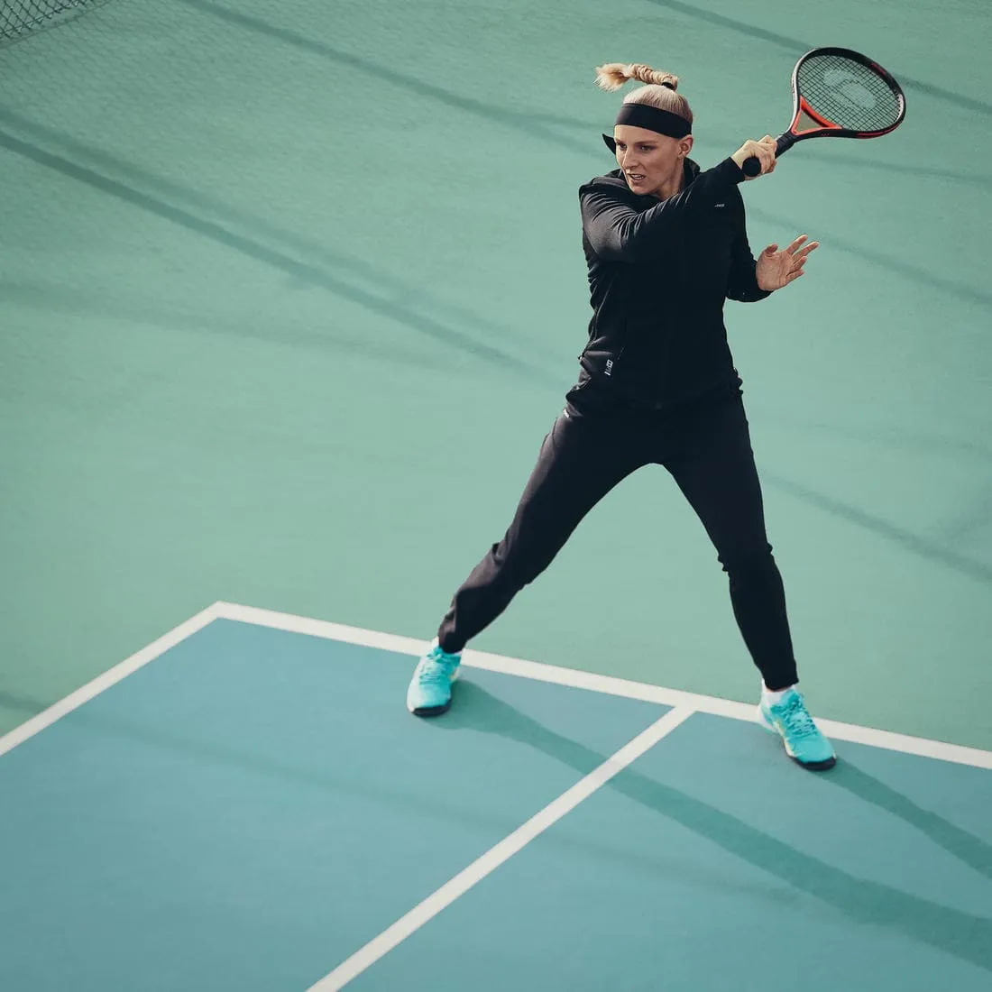 Pantalon tennis dry soft femme - Dry 900 marine