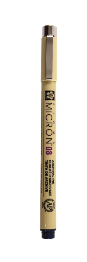 Pigma Micron 08 Pen Blue Black