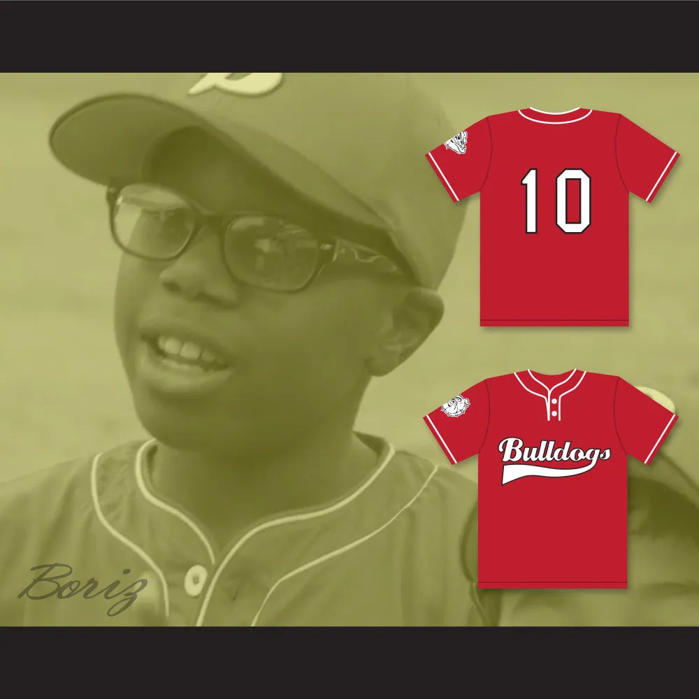 Player 10 Bulldogs Baseball Jersey Home Run