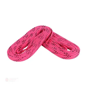 Pro Edge Waxed Hockey Skate Laces - Pink