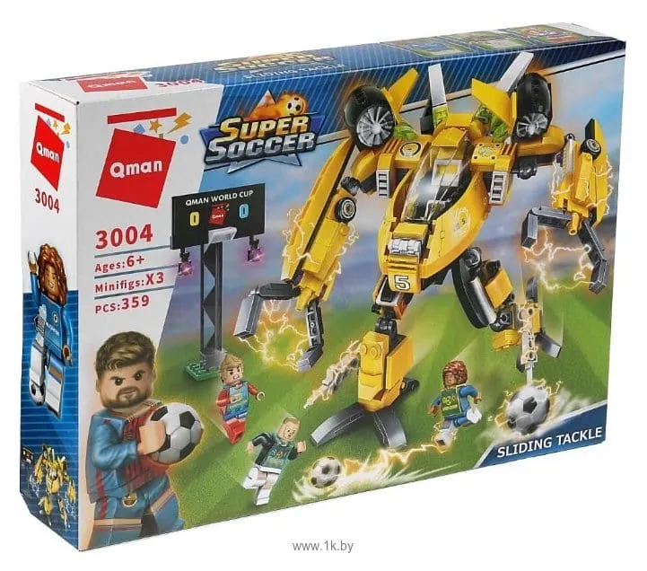 Qman Super Soccer 359 Piece 3004
