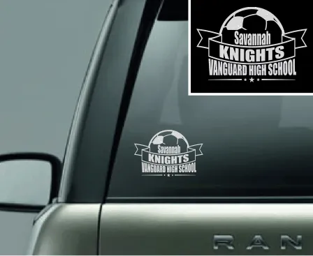 "Soccer" Vinyl Decal