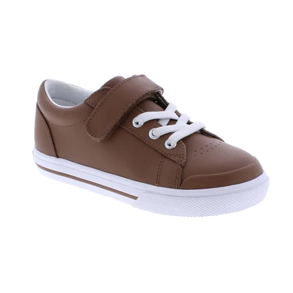 Reese Brown Leather Sneakers
