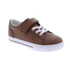 Reese Brown Leather Sneakers
