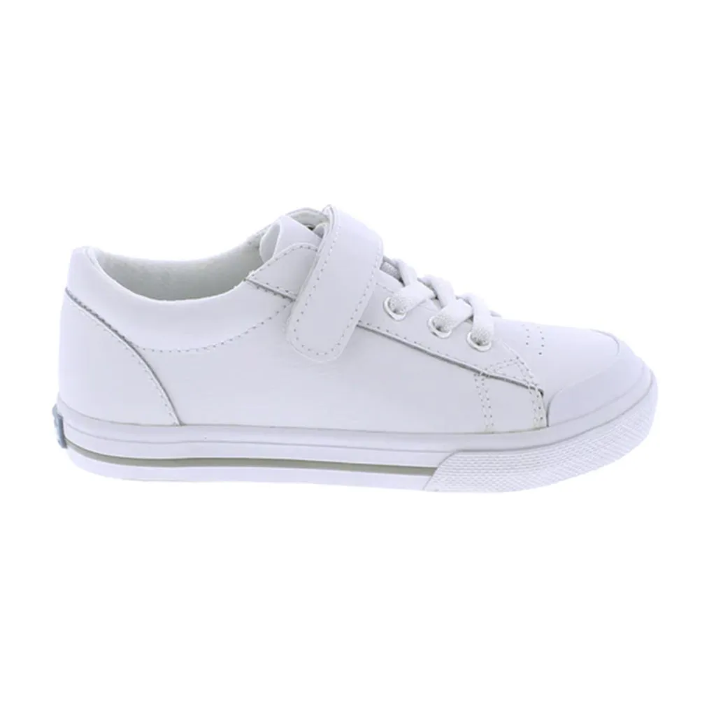 Reese White Leather Sneakers