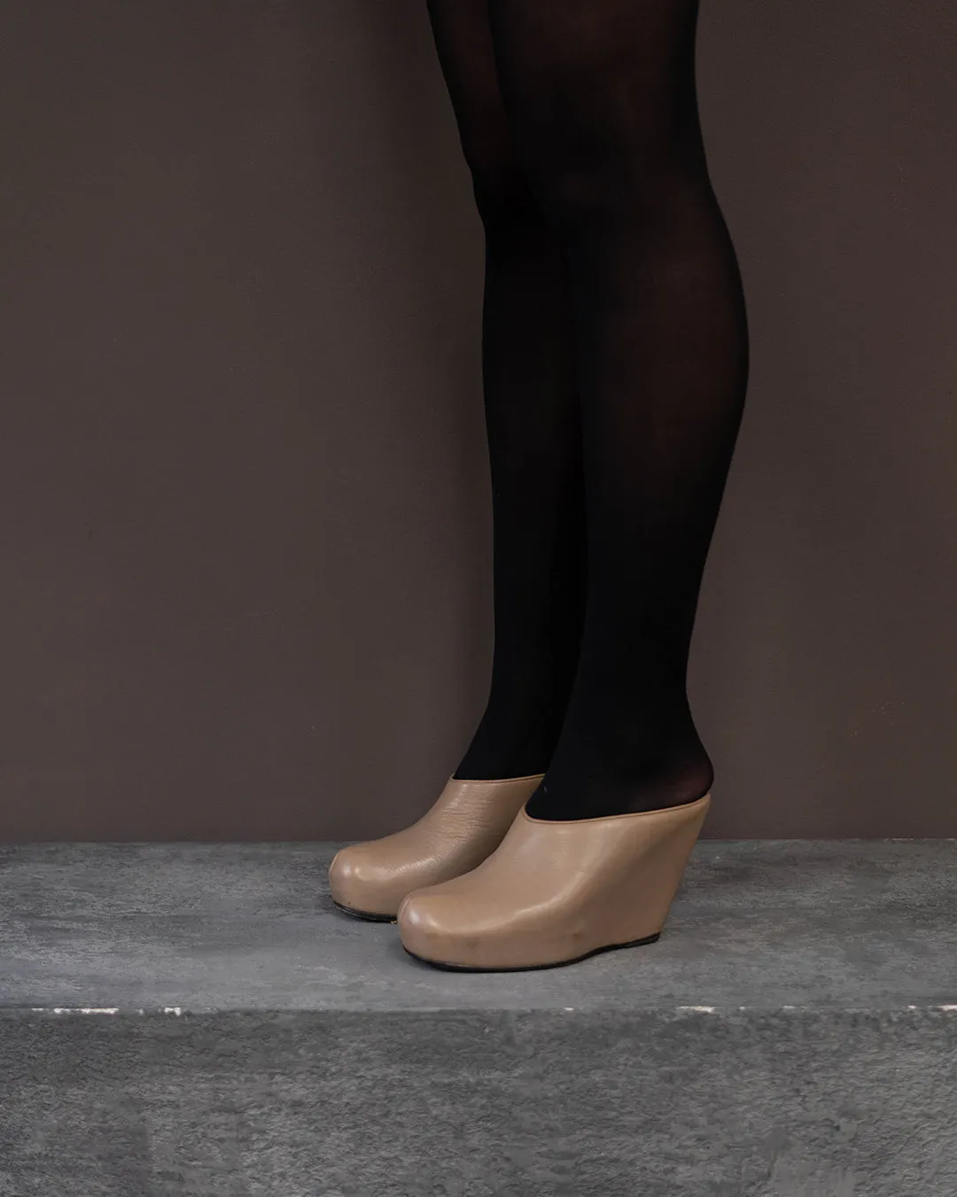 RICK OWENS PLATFORM SHOES (EU 36)