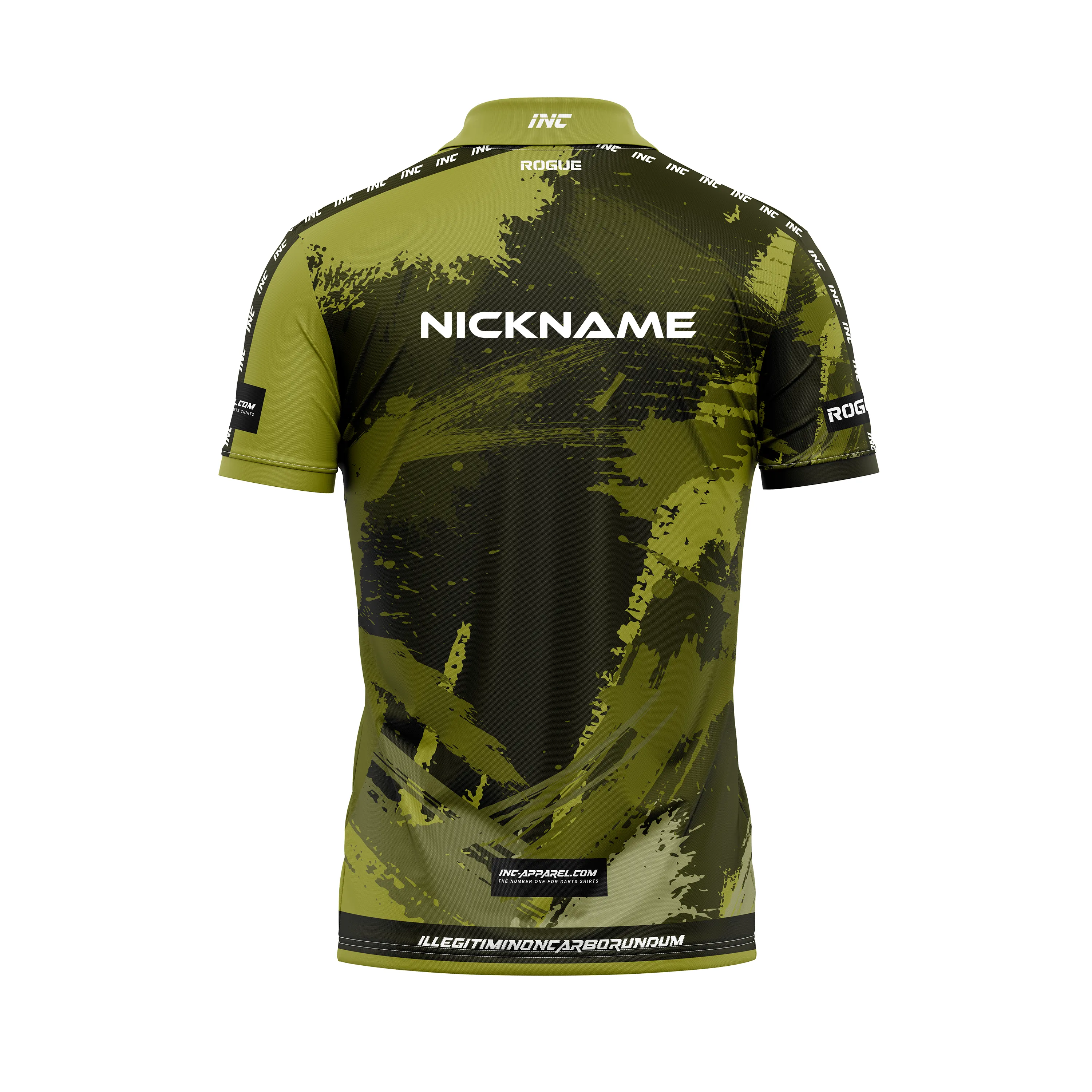 Rogue Camouflatus Darts Zip Polo Shirt
