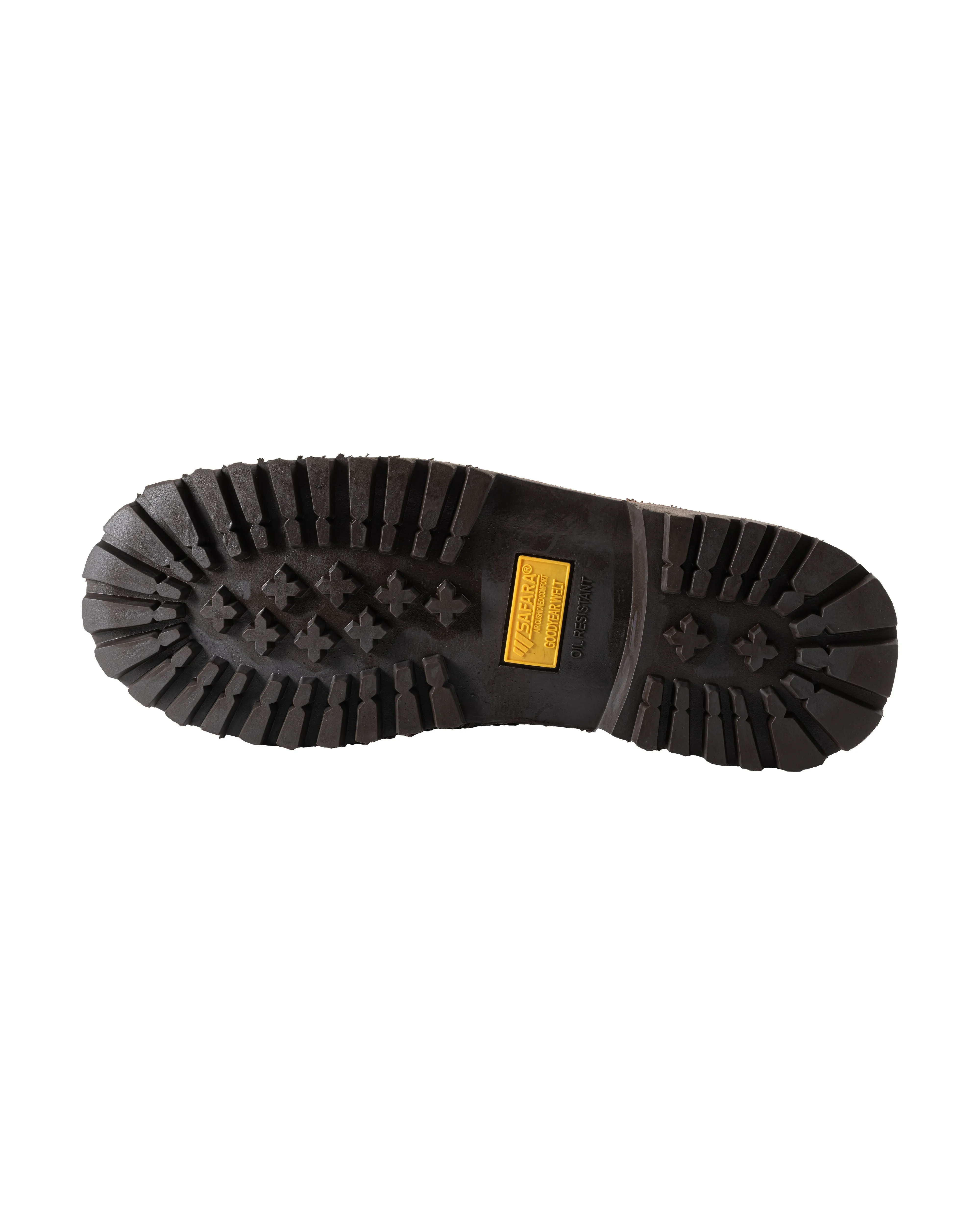Safara Premium Brown Nubuck Steel Toe Water Resistant Work Boots (60300)