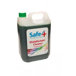 Safe4 Concentrated Disinfectant - Apple, 5L