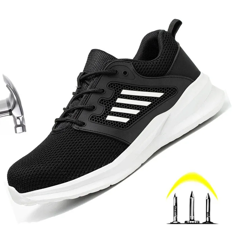 Safety toe work shoes