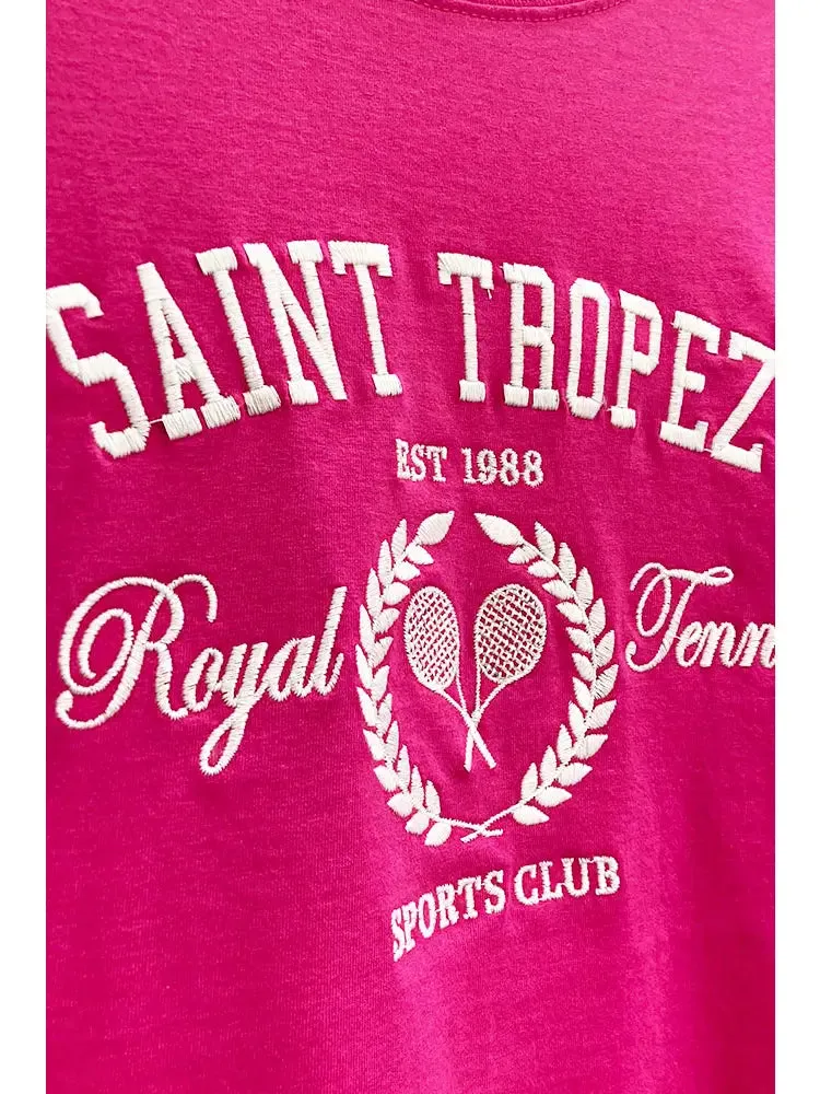 Saint Tropez Embroidered Tee