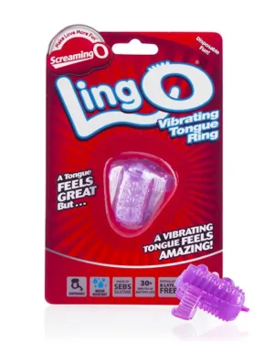 ScreamingO LingO Vibrating Tongue Ring | Purple
