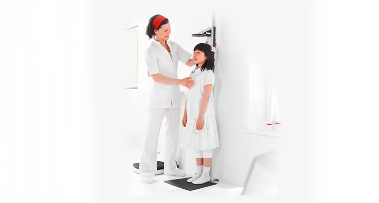 seca 264 Height Measure with Wireless Technology