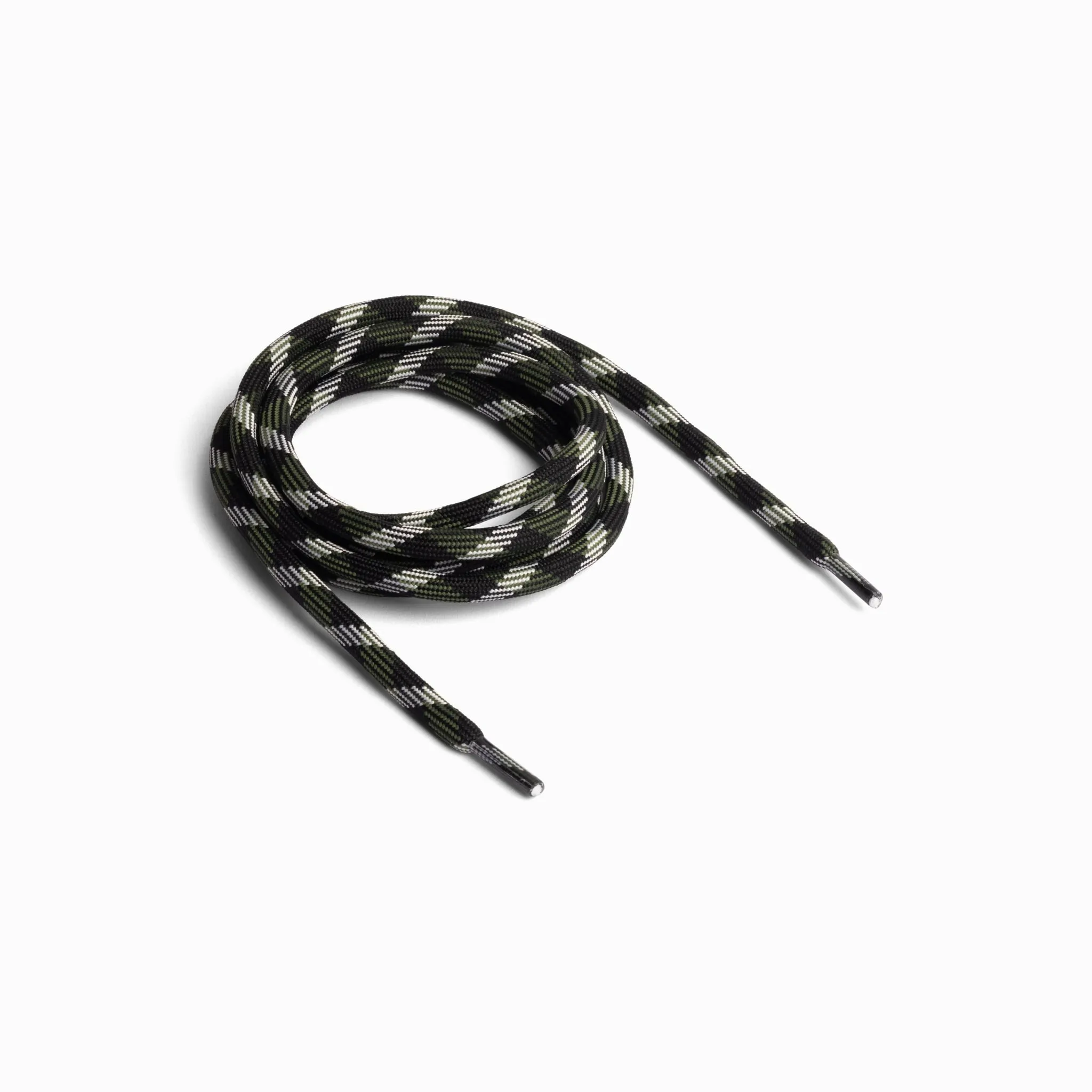 Shoe laces - Black/Green/White