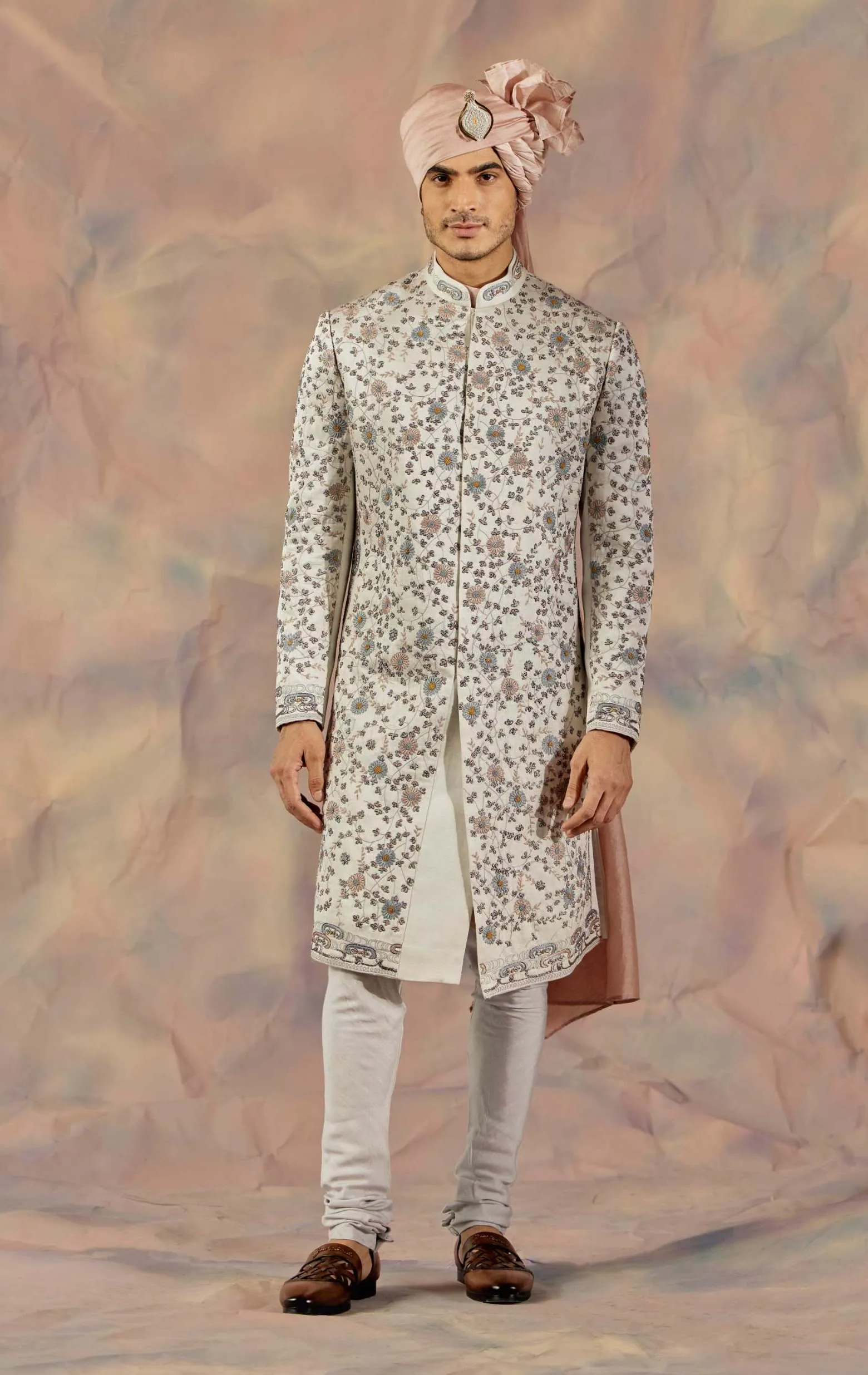 Silver Lining Sherwani Set