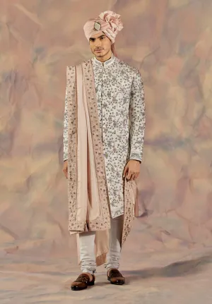 Silver Lining Sherwani Set