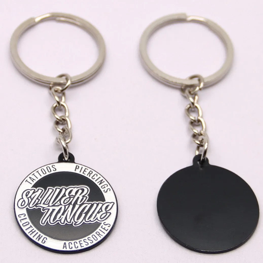 Silver Tongue Keyring