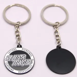 Silver Tongue Keyring