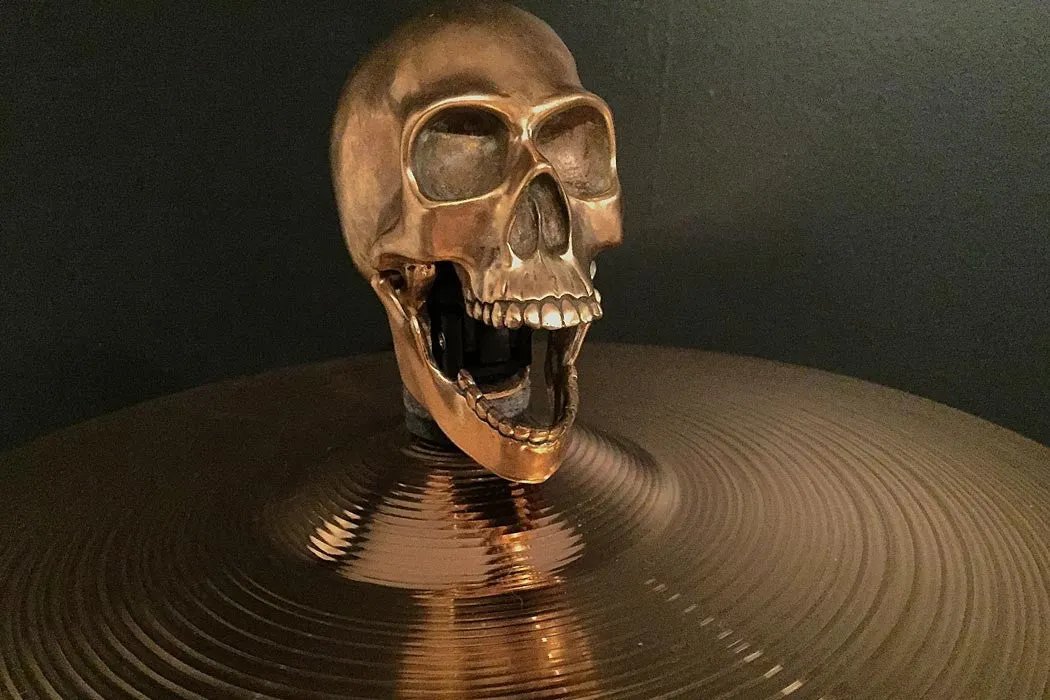 Skull Cymbal Topper