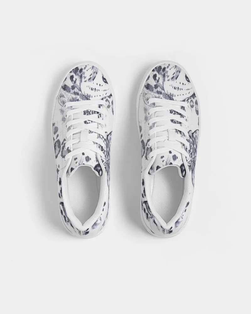 SMF Spotless Feminine Faux-Leather Sneaker