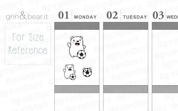 Soccer Barry! - Barry the Bear Stickers (BB117)