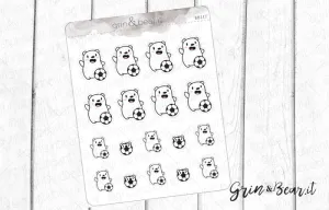 Soccer Barry! - Barry the Bear Stickers (BB117)