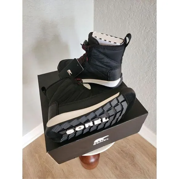 SOREL Whitney II Short Waterproof Insulated Boot, Toddler Size 10, Black, NWT