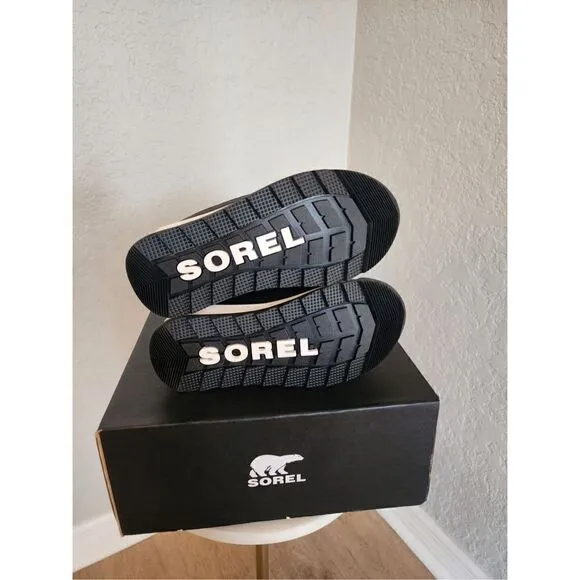 SOREL Whitney II Short Waterproof Insulated Boot, Toddler Size 10, Black, NWT
