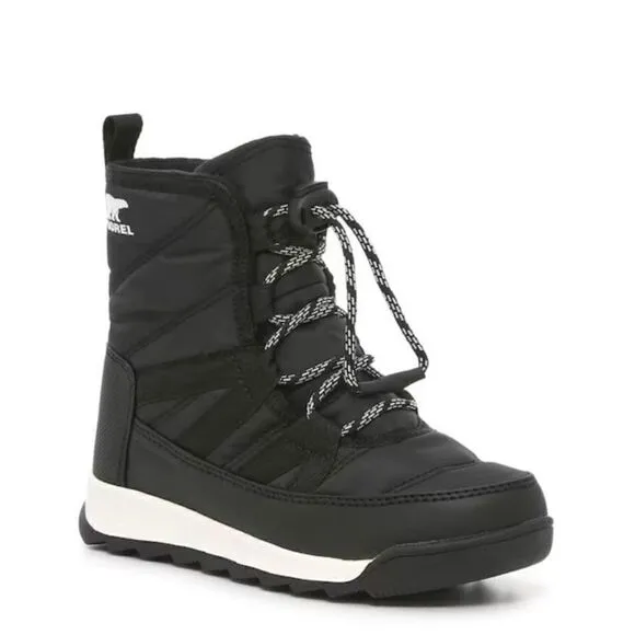 SOREL Whitney II Short Waterproof Insulated Boot, Toddler Size 10, Black, NWT