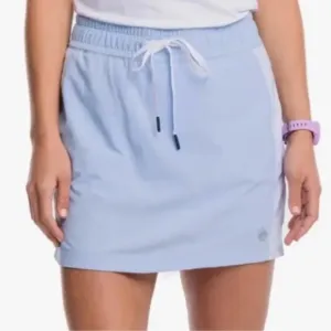 Southern Tide Kyle Stripe Panel Skort Sky Blue XL
