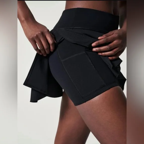 Spanx Shape Women’s Get Moving 14&quot; Skort - Black