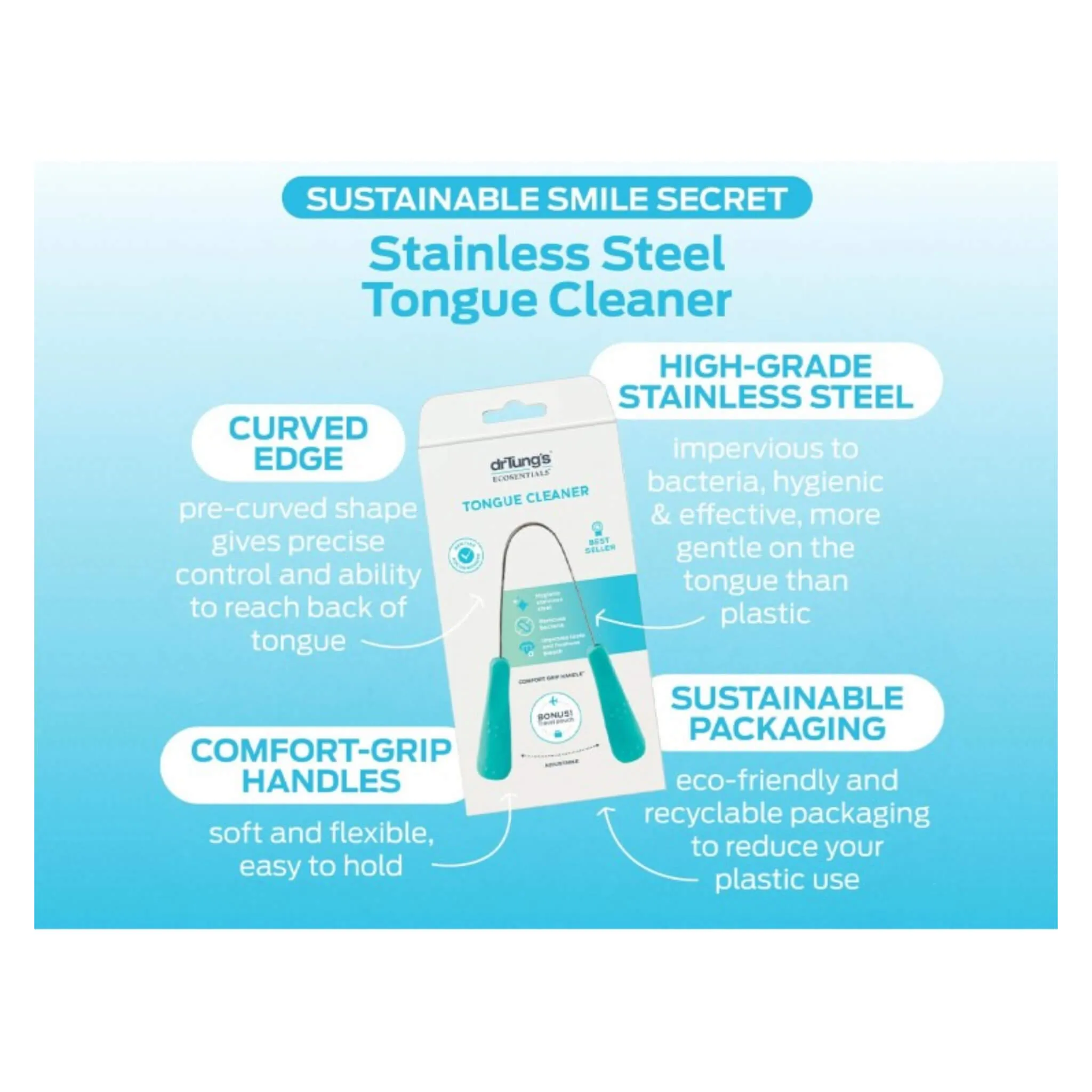 Stainless Steel Tongue Cleaner