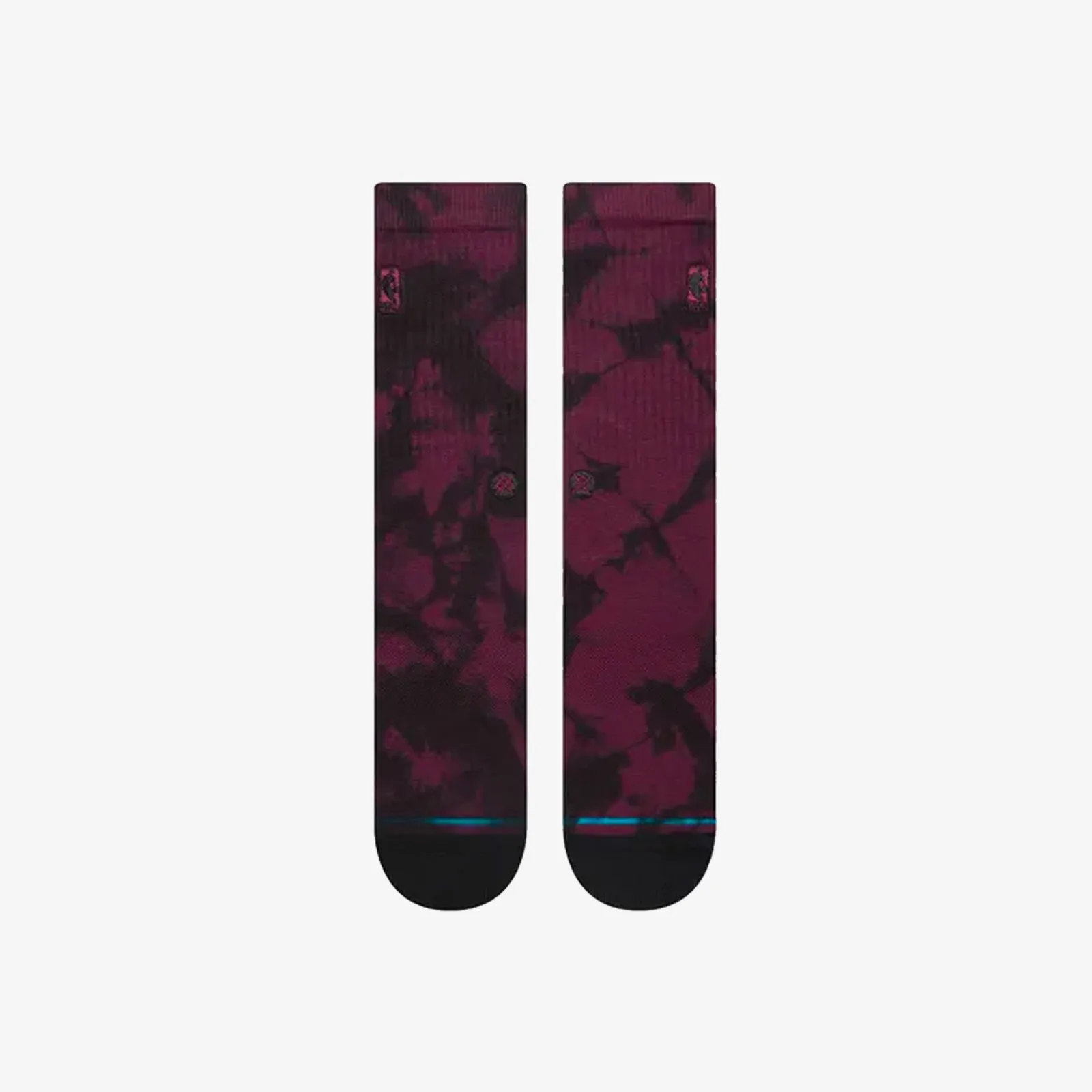 Stance NBA Logoman Dye Crew Socks - Maroon