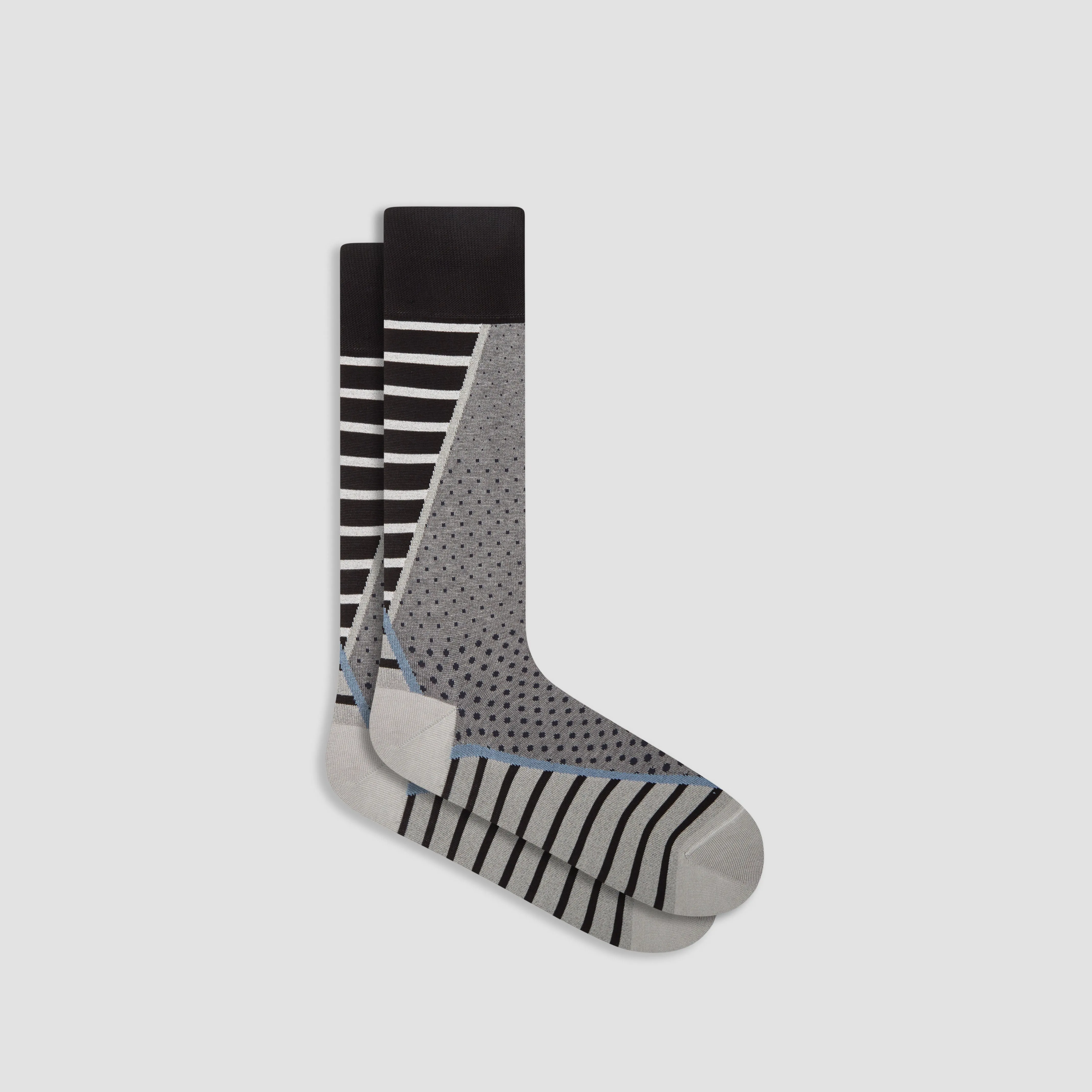 Stripe and Dot Mid-Calf Socks