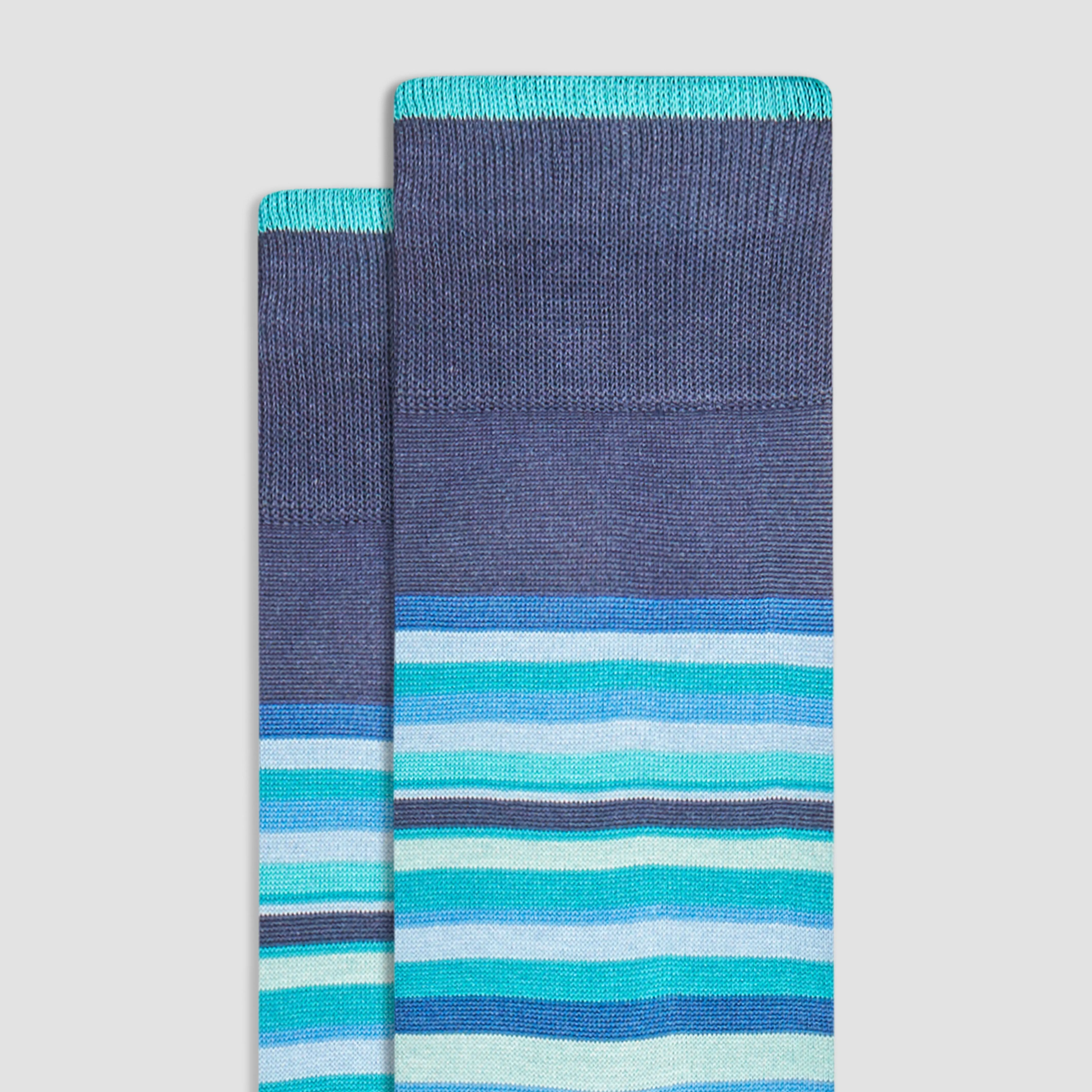 Striped Mid-Calf Socks