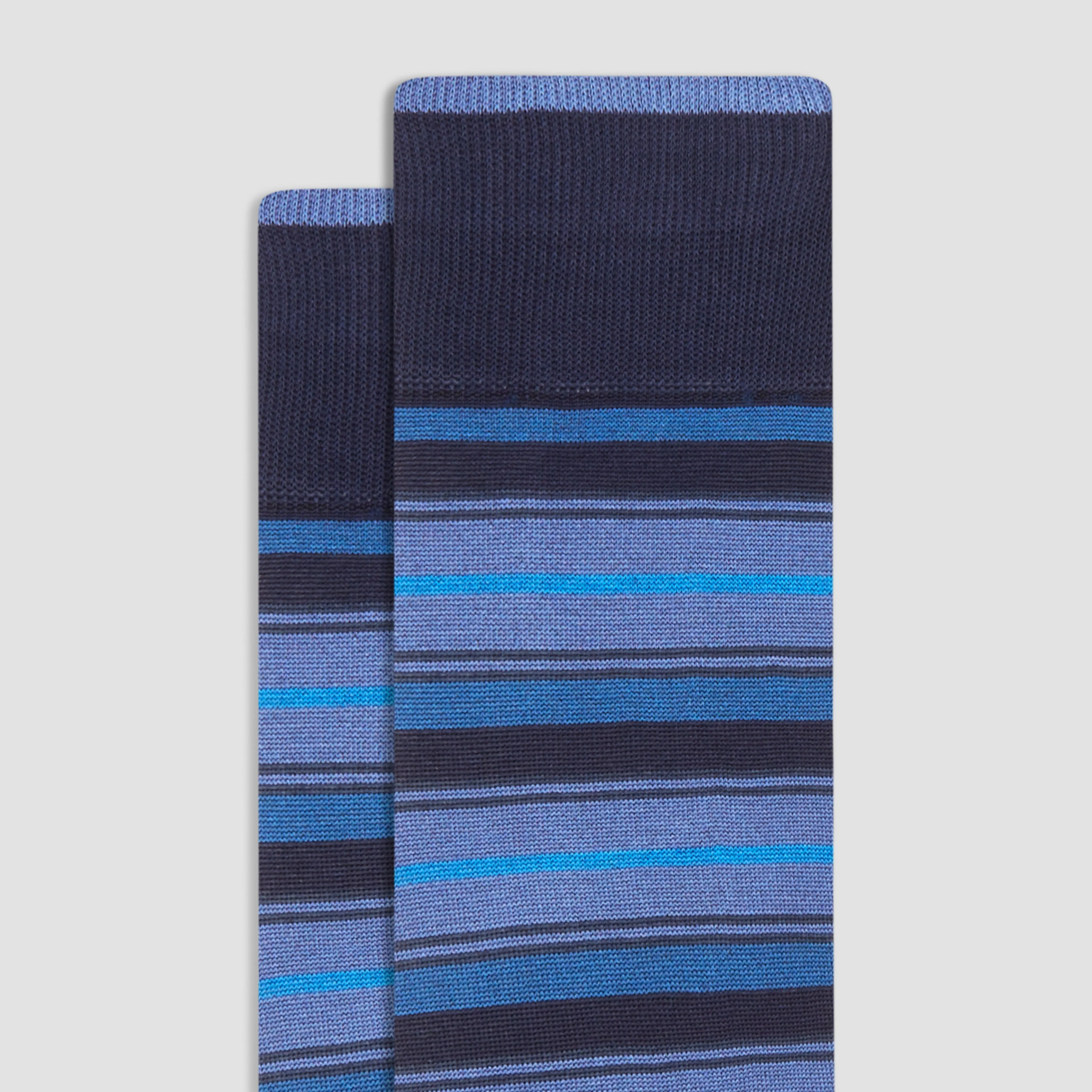 Striped Mid-Calf Socks