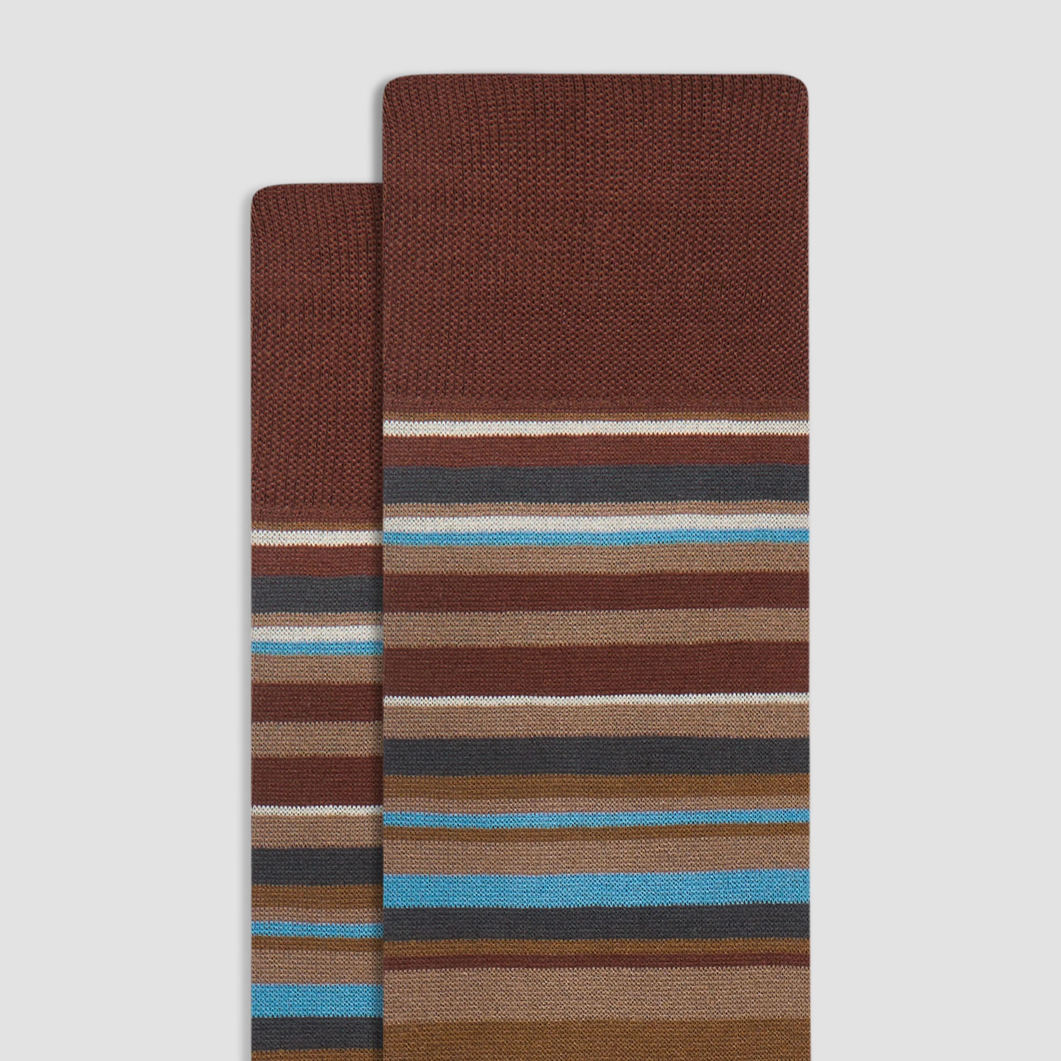 Striped Mid-Calf Socks