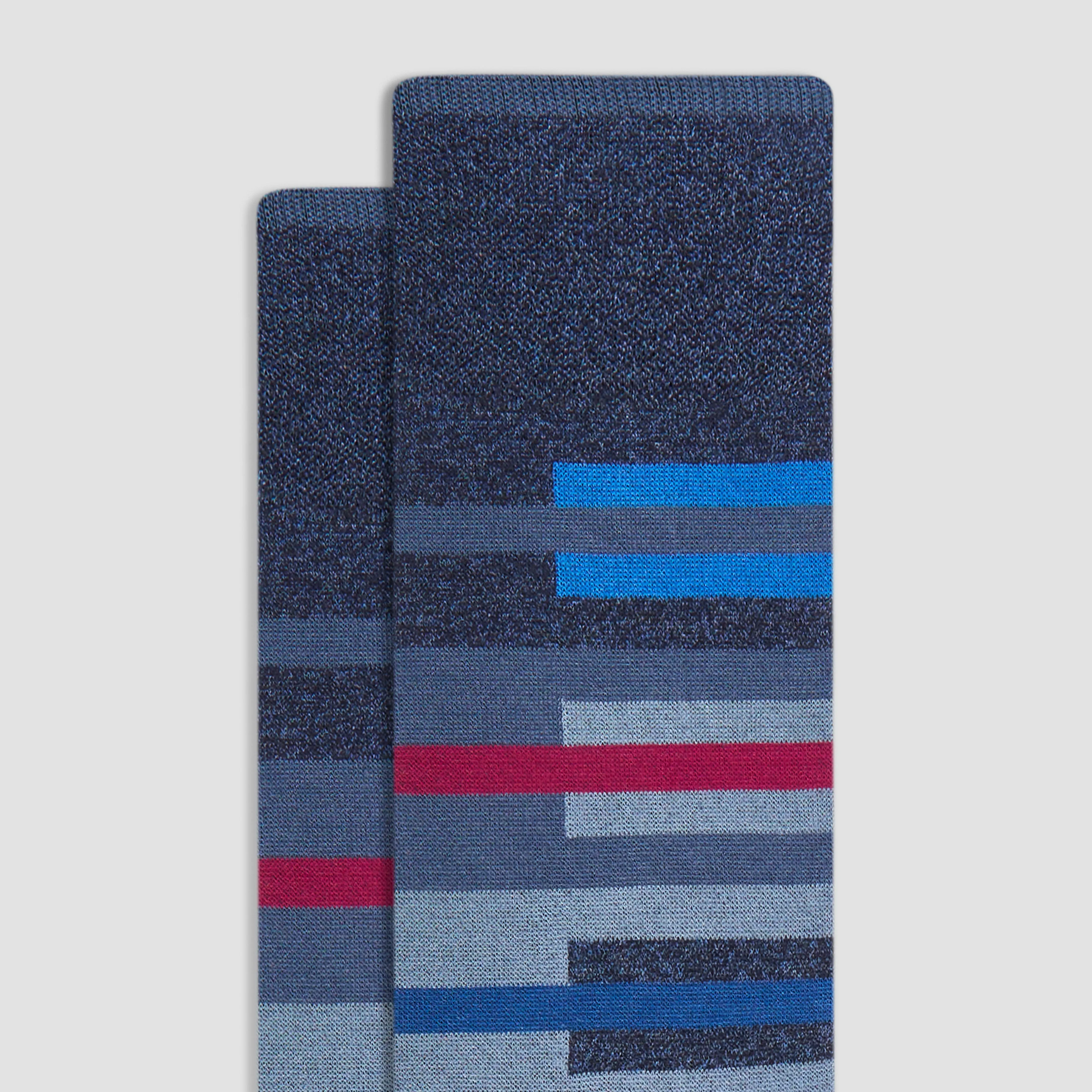 Striped Mid-Calf Socks